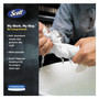 Scott Rags in a Box, POP-UP Box, 12 x 9, White, 200/Box, 8 Boxes/Carton