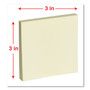 Universal Fan-Folded Self-Stick Pop-Up Note Pads, 3" x 3", Yellow, 100 Sheets/Pad, 12 Pads/Pack (UNV35664) View Product Image