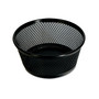 Universal Jumbo Mesh Storage Dish, 4.38" Diameter x 2"h, Black (UNV20014) View Product Image