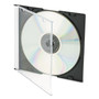 Innovera CD/DVD Slim Jewel Cases, Clear/Black, 50/Pack (IVR85826) View Product Image