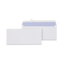 Universal Peel Seal Strip Security Tint Business Envelope, #10, Square Flap, Self-Adhesive Closure, 4.13 x 9.5, White, 100/Box