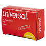 Universal Paper Clips, #1, Smooth, Silver, 100/Box (UNV72210BX) View Product Image
