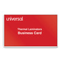 Universal Laminating Pouches, 5 mil, 3.75" x 2.25", Gloss Clear, 100/Box