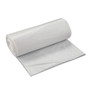 Inteplast Group High-Density Commercial Can Liners, 60 gal, 22 mic, 38" x 60", Clear, Interleaved Roll, 25 Bags/Roll, 6 Rolls/Carton