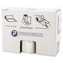 Inteplast Group High-Density Commercial Can Liners, 60 gal, 22 mic, 38" x 60", Clear, Interleaved Roll, 25 Bags/Roll, 6 Rolls/Carton