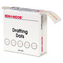 Koh-I-Noor Adhesive Drafting Dots, 0.88" dia, Dries Clear, 500/Box (KOH25900J01) View Product Image