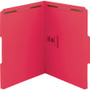 Smead Top Tab Colored Fastener Folders, 0.75" Expansion, 2 Fasteners, Letter Size, Red Exterior, 50/Box (SMD12740) View Product Image