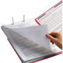 Smead Top Tab Colored Fastener Folders, 0.75" Expansion, 2 Fasteners, Letter Size, Red Exterior, 50/Box
