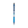 Pilot B2P Bottle-2-Pen Recycled Ballpoint Pen, Retractable, Fine 0.7 mm, Black Ink, Translucent Blue Barrel, Dozen (PIL32600) View Product Image