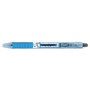 Pilot B2P Bottle-2-Pen Recycled Ballpoint Pen, Retractable, Fine 0.7 mm, Black Ink, Translucent Blue Barrel, Dozen (PIL32600) View Product Image