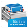 Pendaflex Desktop File With Hanging Folders, Letter Size, 6" Long, Granite