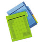 Avery Insertable Big Tab Plastic Dividers, 5-Tab, 11 x 8.5, Assorted, 1 Set
