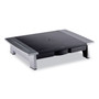Fellowes Office Suites Standard Monitor Riser, For 21" Monitors, 19.78" x 14.06" x 4" to 6.5", Black/Silver, Supports 80 lbs
