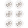 Quartet Large Glass Board Magnets - 6 / Pack