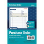 Adams Carbonless Purchase Order Statement - Tape Bound - 2 Part - Carbonless Copy - 5.56" x 8.43" Sheet Size - 2 x Holes