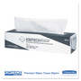 Kimtech Precision Wiper, POP-UP Box, 1-Ply, 14.7 x 16.6, Unscented, White, 144/Box, 15 Boxes/Carton (KCC05514CT) View Product Image
