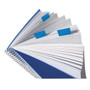 Post-it Flags Marking Page Flags in Dispensers, Blue, 50 Flags/Dispenser, 12 Dispensers/Pack