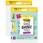 Post-it Post it Super Sticky Mini Easel Pad - 1 Subject(s) - 20 Sheets - Stapled - Portable, Self-stick, Bleed Resistant, Sturdy Back, Built-in Carry Handle
