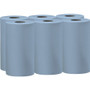 WypAll General Clean X60 Cloths, Small Roll, 13.5 x 19.6, Blue, 130/Roll, 6 Rolls/Carton