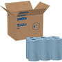 WypAll General Clean X60 Cloths, Small Roll, 13.5 x 19.6, Blue, 130/Roll, 6 Rolls/Carton