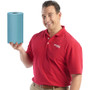 WypAll General Clean X60 Cloths, Small Roll, 13.5 x 19.6, Blue, 130/Roll, 6 Rolls/Carton