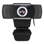 Adesso CyberTrack H4 1080P HD USB Manual Focus Webcam with Microphone, 1920 Pixels x 1080 Pixels, 2.1 Mpixels, Black