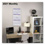 AT-A-GLANCE Deluxe Three-Month Reference Wall Calendar, Vertical Orientation, 12 x 27, White Sheets, 14-Month (Dec to Jan): 2023 to 2025 View Product Image