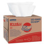 WypAll X80 Cloths, HYDROKNIT, BRAG Box, 11.1 x 16.8, White, 160/Carton