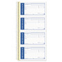 Adams Write 'n Stick Phone Message Book, Two-Part Carbonless, 4.75 x 2.75, 4 Forms/Sheet, 200 Forms Total (ABFSC1153WS) View Product Image