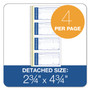 Adams Write 'n Stick Phone Message Book, Two-Part Carbonless, 4.75 x 2.75, 4 Forms/Sheet, 200 Forms Total
