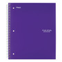 Five Star Wirebound Notebook with Two Pockets, 1-Subject, Medium/College Rule, Randomly Assorted Cover Color, (100) 11 x 8.5 Sheets View Product Image