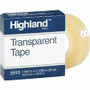 Highland Transparent Light-duty Tape - 36 yd Length x 0.75" Width - 1" Core - Clear - Acrylic - Polypropylene Backing