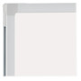 Mead Dry Erase Board with Aluminum Frame, 36 x 24, Melamine White Surface, Silver Aluminum Frame (MEA85356) View Product Image