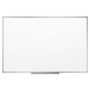 Mead Dry Erase Board with Aluminum Frame, 36" x 24", White Surface, Satin Aluminum Frame
