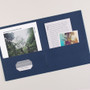 Avery Two-Pocket Folder, 40-Sheet Capacity, 11 x 8.5, Dark Blue, 25/Box
