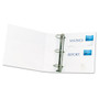 Avery Heavy-Duty View Binder with DuraHinge and Locking One Touch EZD Rings, 3 Rings, 3" Capacity, 11 x 8.5, White