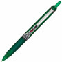 Pilot Precise V5 RT Premium Rolling Ball Pens - 0.5 mm Extra Fine Needle Pen Point - Refillable - Retractable - Green Ink - Liquid