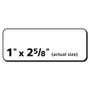 Avery Repositionable Address Labels w/SureFeed, Laser, 1 x 2.63, White, 3000/Box