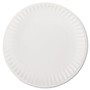 Green Label Green Label 9" Economy Paper Plates - Microwave Safe - 9" Diameter - White - Paper Body - Round