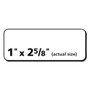 Avery Matte Clear Easy Peel Mailing Labels w/ Sure Feed Technology, Laser Printers, 1 x 2.63, Clear, 30/Sheet, 50 Sheets/Box