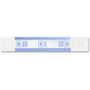 ICONEX SecurIT Currency Straps - $100 Denomination - Sturdy, Color Coded, Adhesive - Kraft Paper - Blue