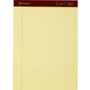 Ampad Gold Fibre Writing Pads, Wide/Legal Rule, 50 Canary-Yellow 8.5 x 11.75 Sheets, 4/Pack
