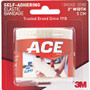 Ace Self-adhering Square Elastic Bandage - - 2" Width - Tan