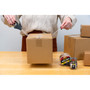 Scotch Box Lock Shipping Packaging Tape with Dispenser, 1.5" Core, 1.88" x 22.2 yds, Clear
