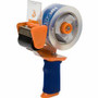 Duck Brand Brand Bladesafe Antimicrobial Tape Gun with Tape - Holds Total 1 Tape(s) - 3" Core - Adjustable Tension Mechanism, Soft Grip, Retractable Blade - Plastic, Metal - Orange