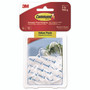 Command Clear Hooks and Strips, Medium, Plastic, 2 lb Capacity, 6 Hooks and 12 Strips/Pack