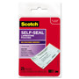 Scotch Self-Sealing Laminating Pouches, 9.5 mil, 3.88" x 2.44", Gloss Clear, 25/Pack (MMMLS851G) View Product Image