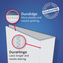 Avery Heavy-Duty View Binder with DuraHinge and Locking One Touch EZD Rings, 3 Rings, 3" Capacity, 11 x 8.5, Pacific Blue