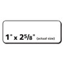 Avery Matte Clear Easy Peel Mailing Labels w/ Sure Feed Technology, Laser Printers, 1 x 2.63, Clear, 30/Sheet, 25 Sheets/Box