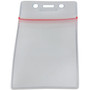 SICURIX Sealable Cardholder, Vertical, 2.62 x 3.75, Clear, 50/Pack